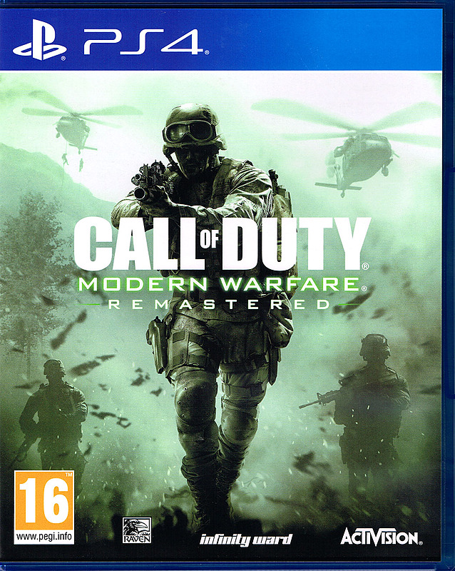 Call of Duty: Modern Warfare Remastered (PEGI) Cover