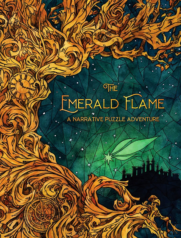 The Emerald Flame (Englisch) Cover