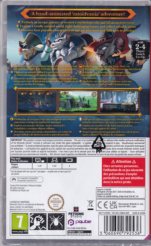 Curse of the Sea Rats (PEGI) Rueckseite