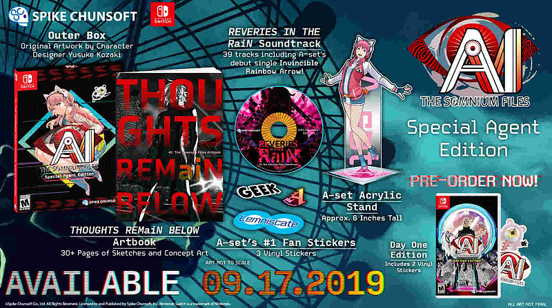 AI: The Somnium Files Limited Edition (US-Import) Cover