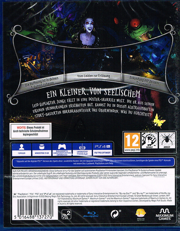 In Nightmare Rueckseite