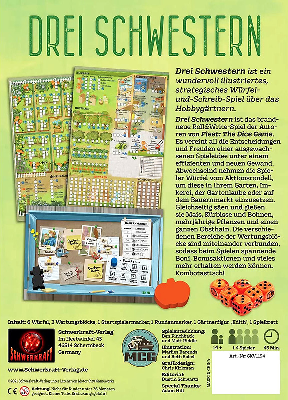 Drei Schwestern Rueckseite