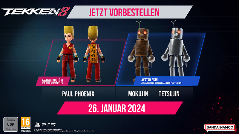 Tekken 8 Launch Edition + Bonus (AT-PEGI) Rueckseite