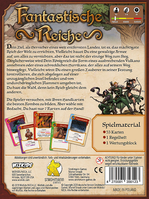 Fantastische Reiche Rueckseite