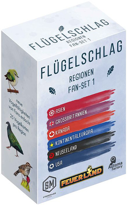 Flügelschlag - Regionen Fan Set 1 Cover