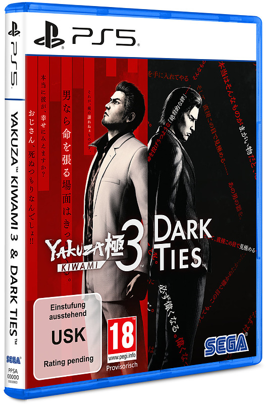 Yakuza Kiwami 3 & Dark Tides Cover