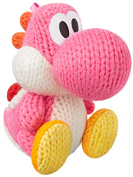 Nintendo Yarn Yoshi Pink amiibo Cover