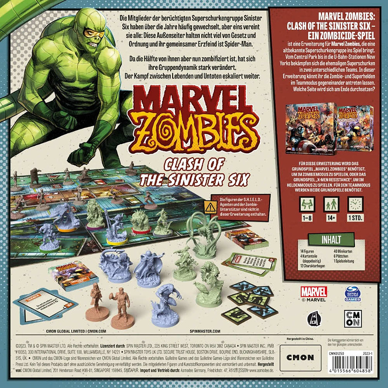 Marvel Zombies: Clash of the Sinister Six Rueckseite