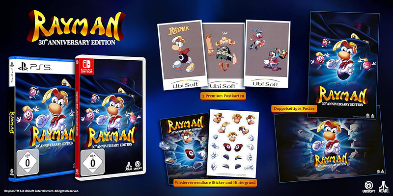 Rayman 30th Anniversary Edition Rueckseite