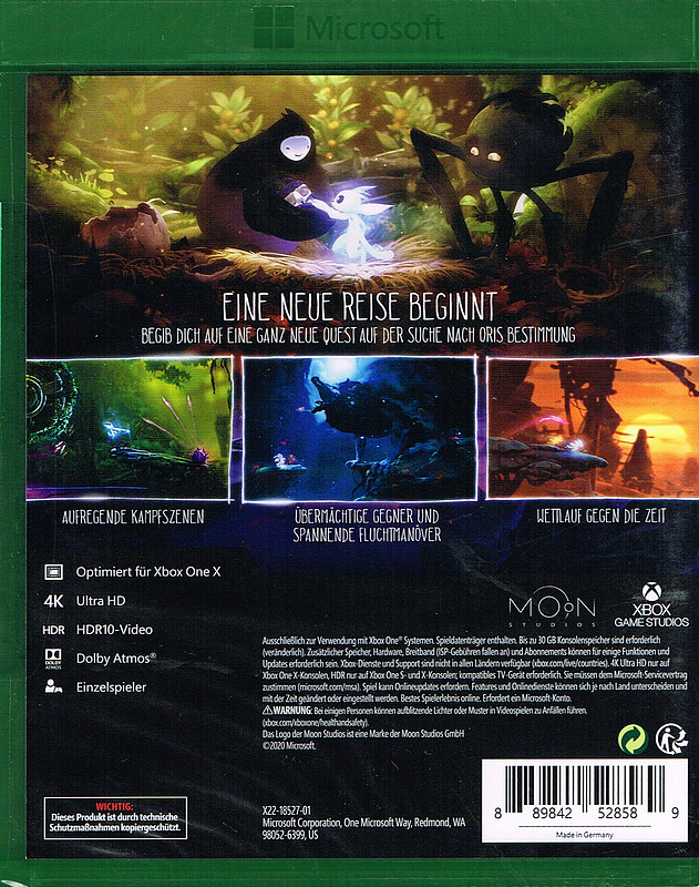 Ori and the Will of Wisps Rueckseite