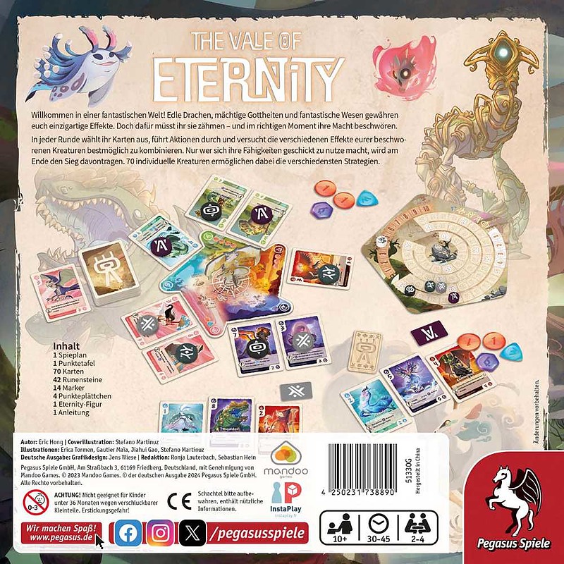 The Vale of Eternity Rueckseite