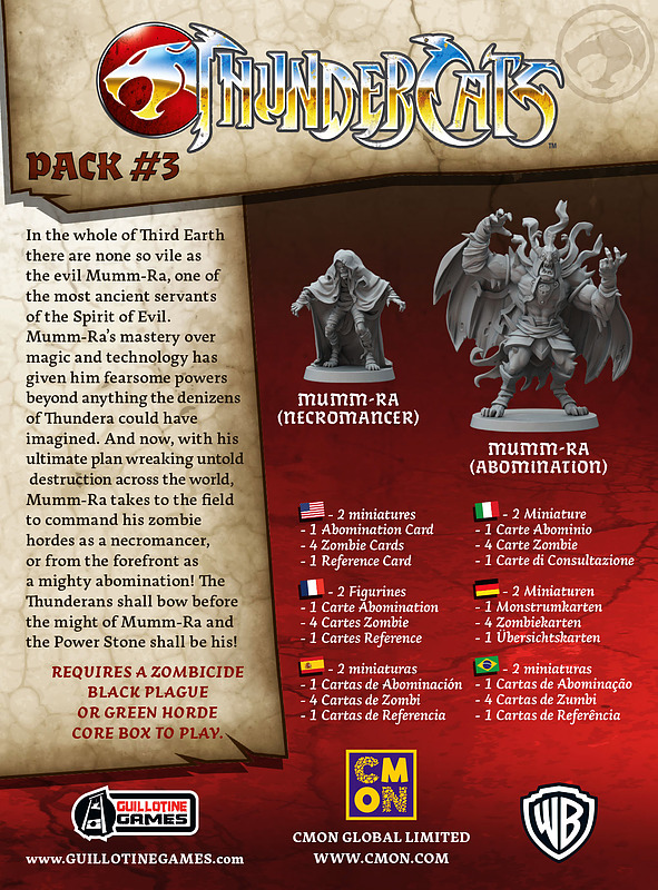 Zombicide: Thundercats Pack 3 Rueckseite