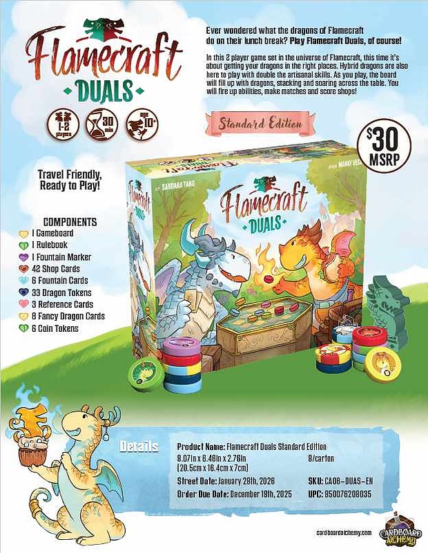 Flamecraft Duals (Englisch) Rueckseite