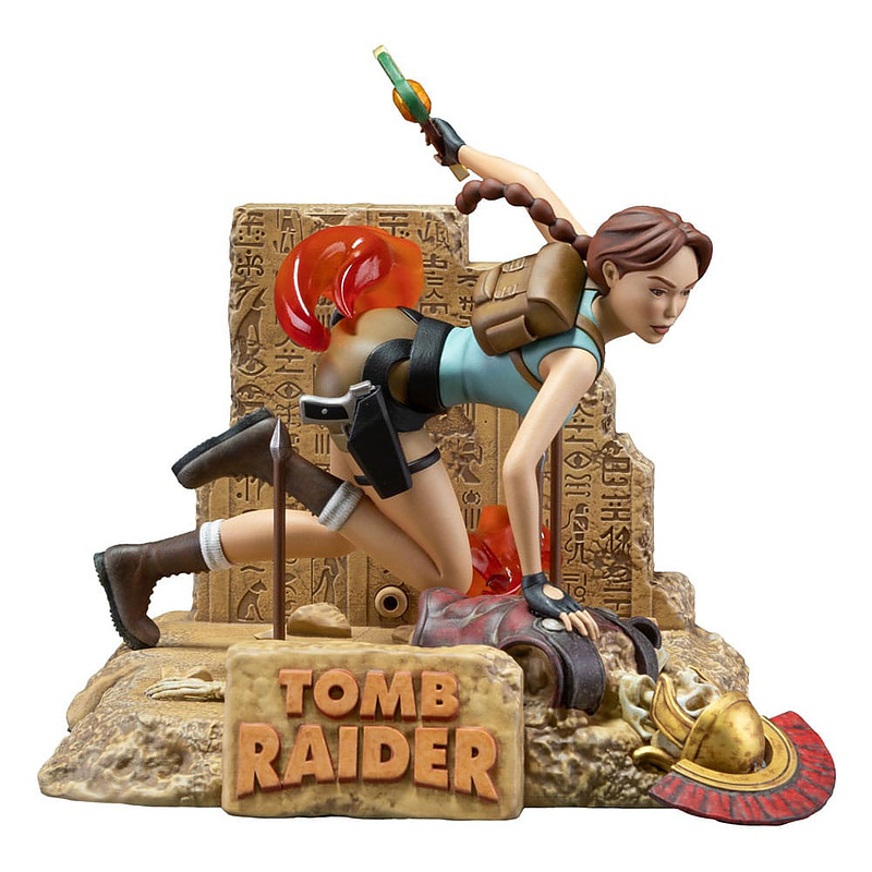 Tomb Raider 1996 PVC Statue Lara Croft Classic Era Cover