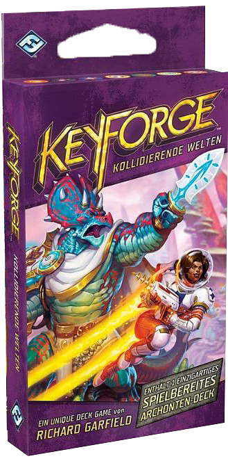 Keyforge: Kollidierende Welten Deck 1 Deck Cover