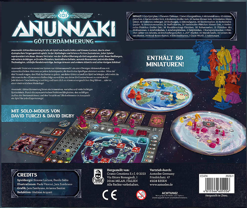Anunnaki: Götterdämmerung Rueckseite