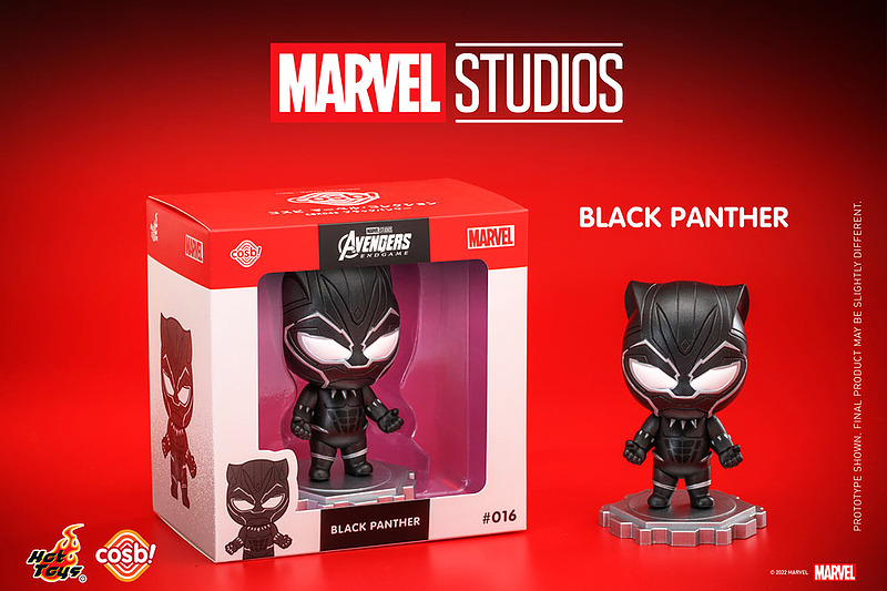 Avengers: Endgame Cosbi Minifigur Black Panther Rueckseite