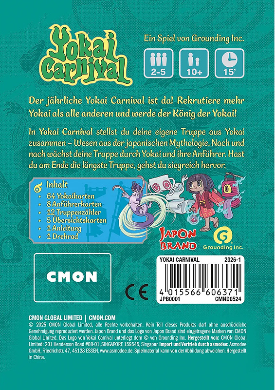 Yokai Carnival Rueckseite