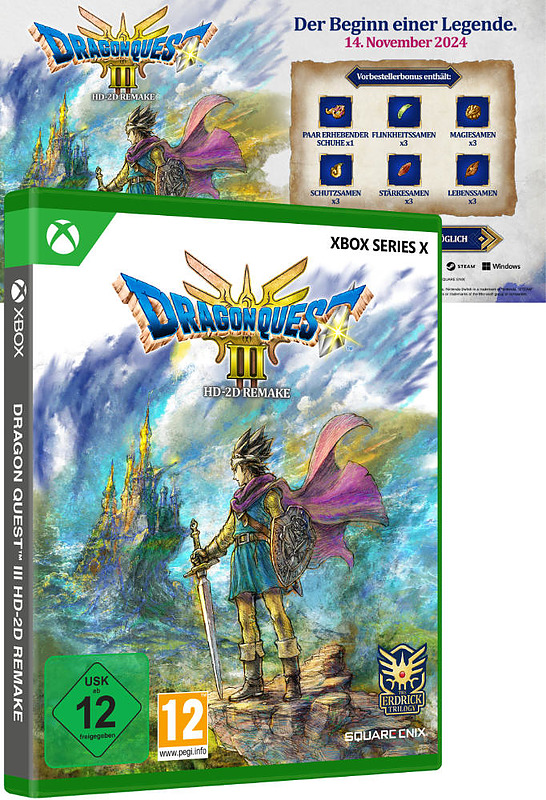 Dragon Quest 3 HD-2D Remake + 6 Boni Cover