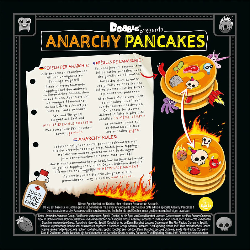 Dobble Anarchy Pancakes Rueckseite