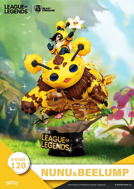 LOL Dioramen Set Nunu & Beelump & Heimerdinger Rueckseite