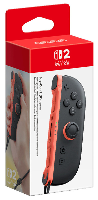 Nintendo Switch 2 Joy-Con (R) hellrot Cover