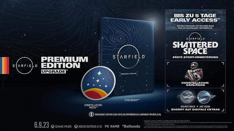 Starfield CIAB Premium Edition Upgrade (AT-PEGI) Rueckseite
