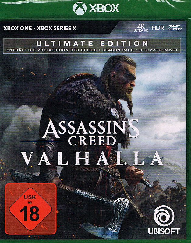 Assassins Creed Valhalla Ultimate Edition Cover