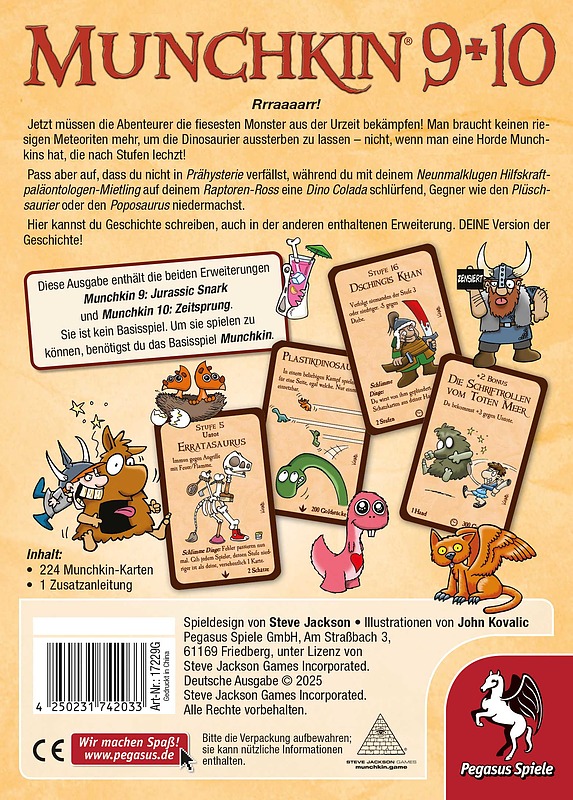 Munchkin 9+10 Rueckseite