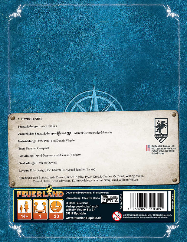 Frosthaven Soloszenarien Rueckseite