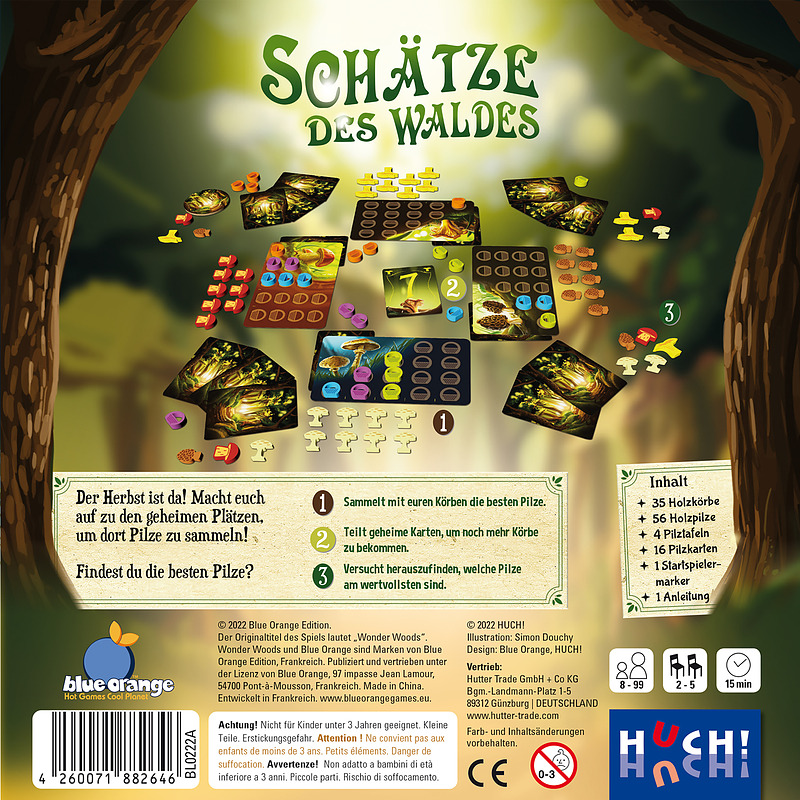Schätze des Waldes Rueckseite