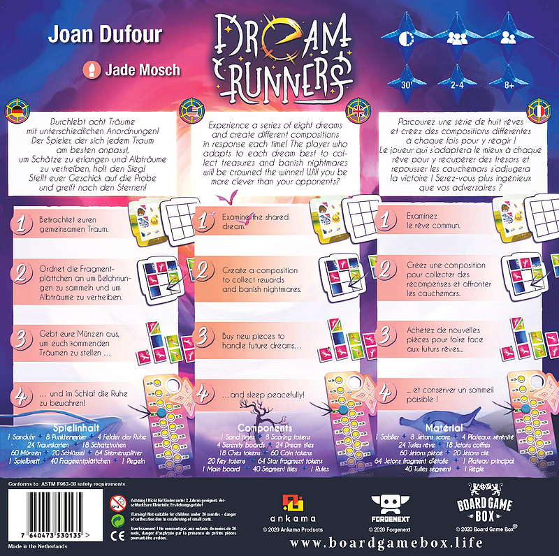 Dream Runners Rueckseite