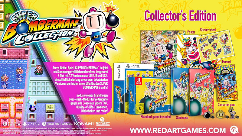 Super Bomberman Collection Collectors Edition Rueckseite