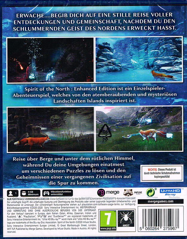 Spirit of the North Rueckseite