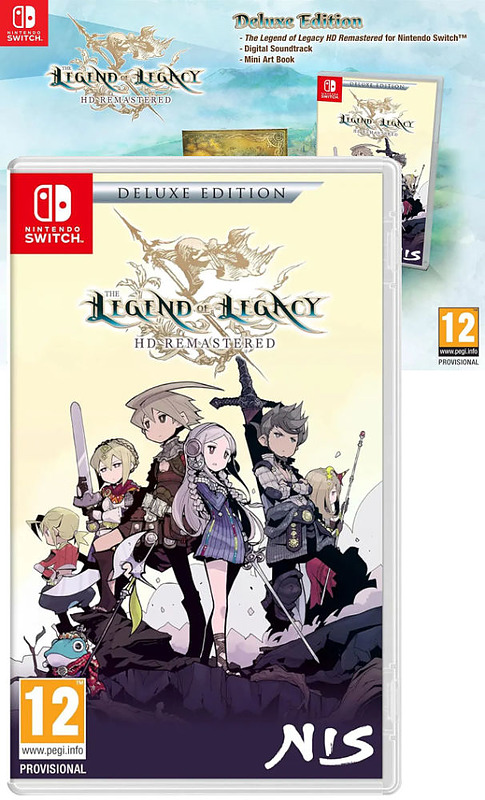 The Legend of Legacy HD Remastered Deluxe (PEGI) Cover