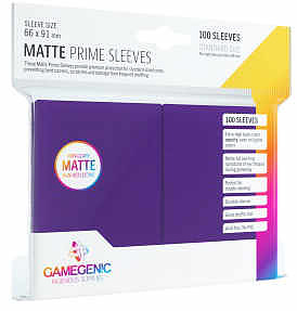 Gamegenic - Matte Prime Sleeves Purple 100 Cover