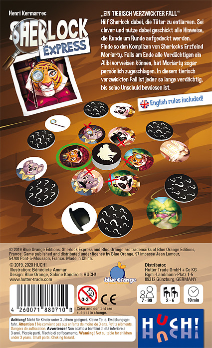 Sherlock Express Rueckseite