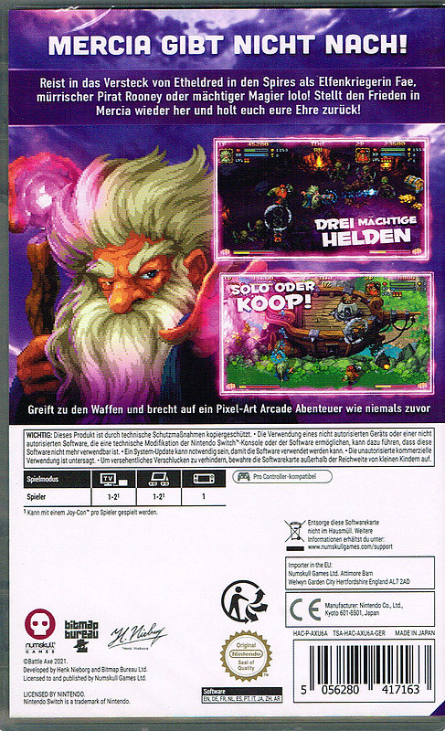 Battle Axe Rueckseite