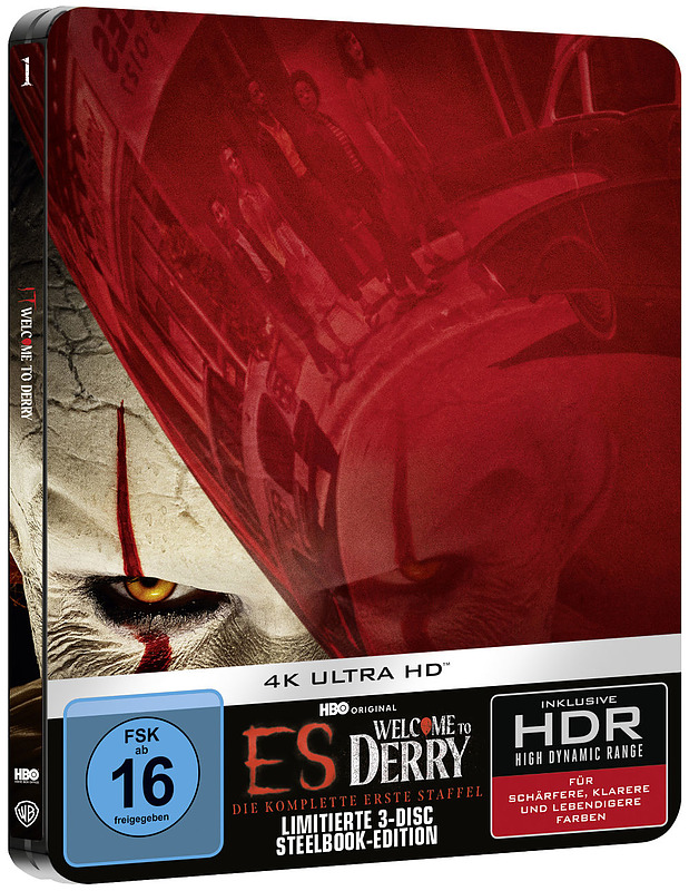 ES: Welcome the Derry Steelbook (3 4K-UHDs) Cover