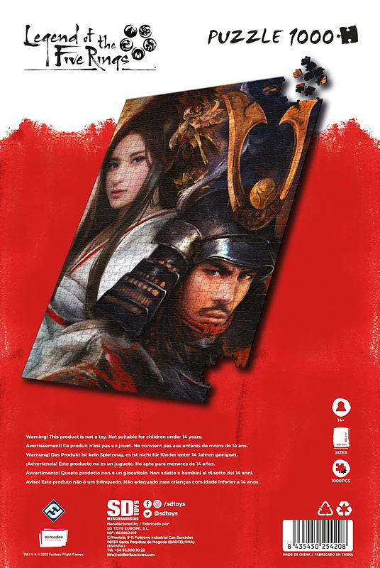 Legend of the Five Rings Puzzle Rueckseite