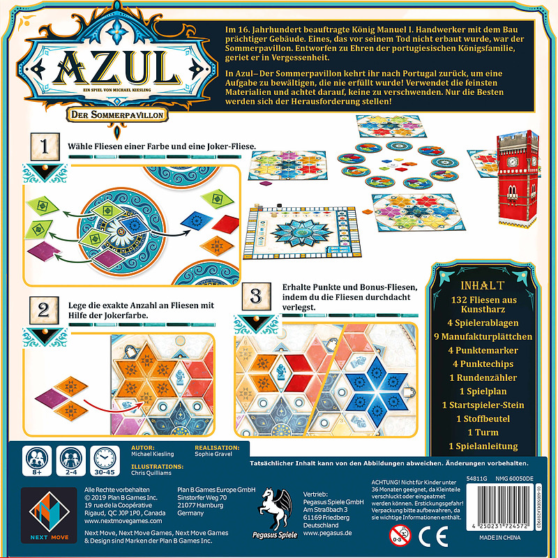 Azul - Sommer Pavillion Rueckseite