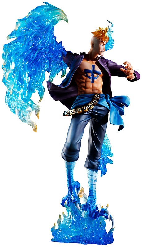 One Piece P.O.P PVC Statue MAS Marco the Phoenix Rueckseite
