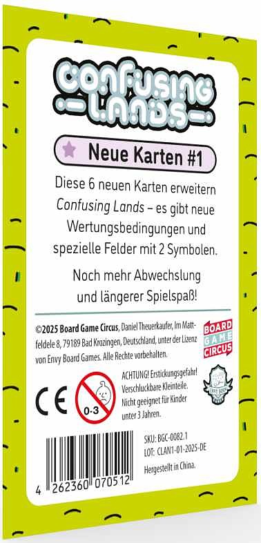 Confusing Lands: Neue Karten 1 Cover