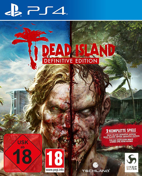 Dead Island Definitive Edition 1 Disc Version, Dead Island auf Disc & Riptide DLC Cover