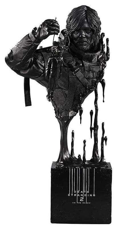 Death Stranding 2 Premium Büste Sam Tar Black Cover
