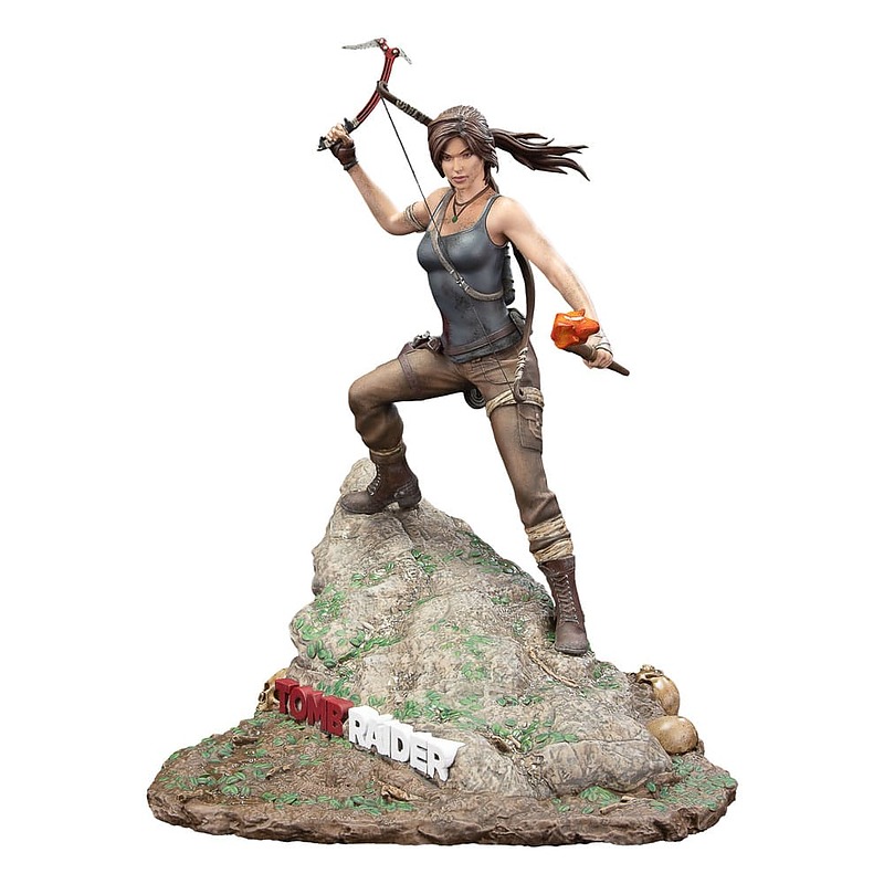 Tomb Raider PVC Statue Lara Croft Survivor Era Rueckseite