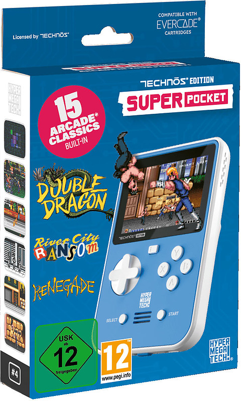 Blaze Evercade Technos Super Pocket Cover