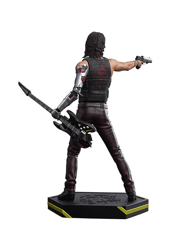 Cyberpunk 2077 PVC Statue Johnny Silverhand 24 cm Rueckseite