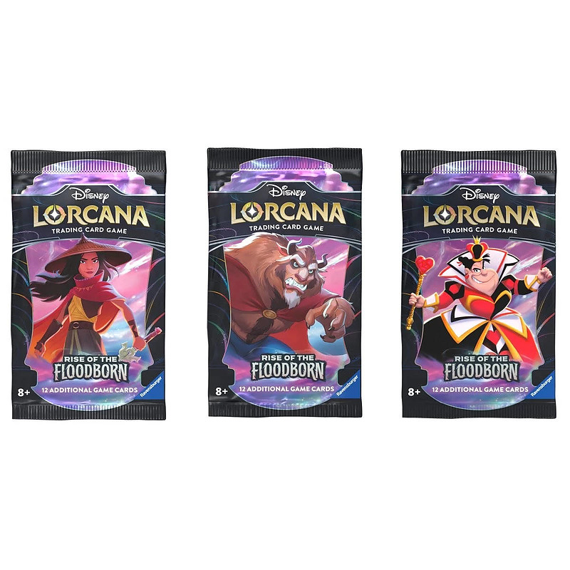 Lorcana Booster Kapitel 2 (EN) 24 englische Booster Packs Rueckseite Lorcana Booster Kapitel 2 (EN) 24 englische Booster Packs Rueckseite