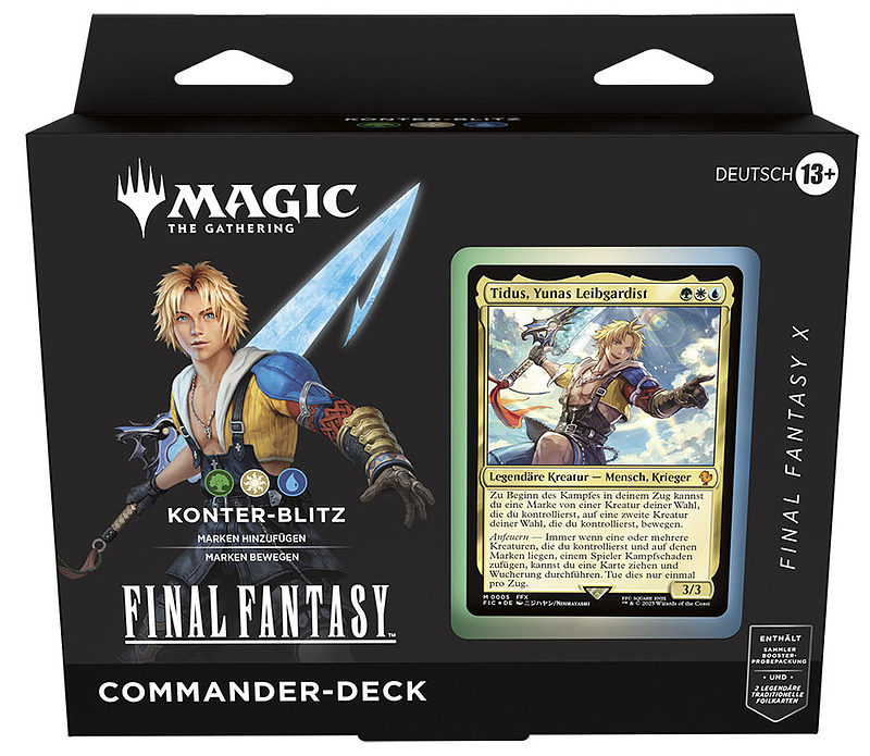 MTG - Final Fantasy Commander Deck Tidus (DE) Cover